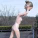 Very Funny-Strange Sculpture... 'A Woman Losing Her Head.' [PIC]