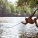 Orangutan attempts to hunt fish with spear [ With PIC ]